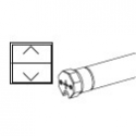 Motor con interruptor para estores enrollables de Corticolors, mostrando su diseño compacto y funcional para controlar la subida y bajada automática del estor de manera cómoda y segura.