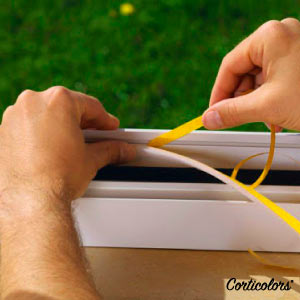 Aislar ventanas del frío con burletes
