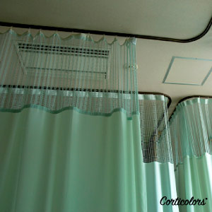 imagen de cortinas divisorias para hospitales