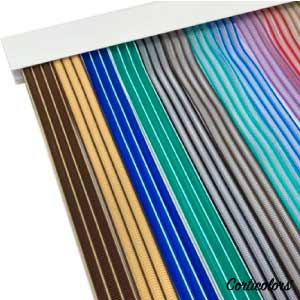 Cortinas de tiras para puertas