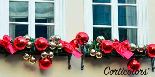 Decorar ventanas para navidad