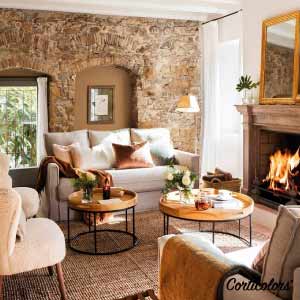 Los principales colores que puedes utilizar en el estilo rústico para decorar tu hogar