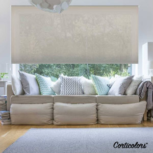 Los estores decorativos screen para salón-comedor