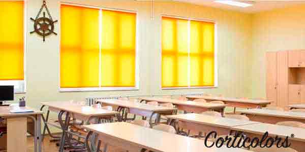 Estores para colegios modernos