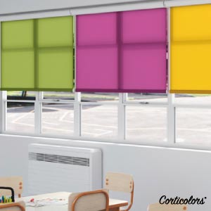 Estores y cortinas para guarderías