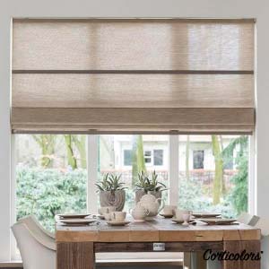 En esta foto te presento los estores plegables para decorar que puedes utilizar, una opción genial para lugares sencillos