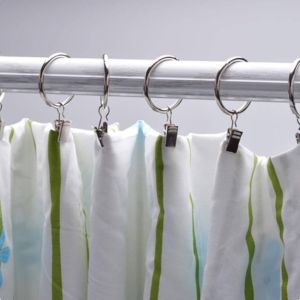 Ganchos para ventanas con clip, la opción más barata y rápida de los ganchos para cortinas.