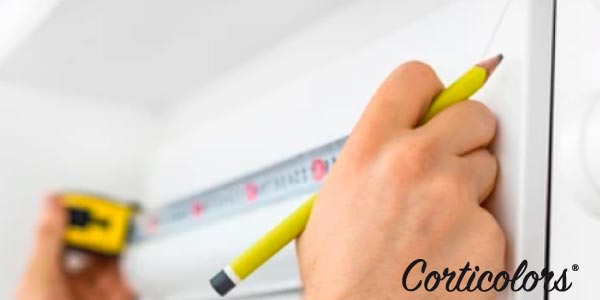 Medir estores y estores enrollables