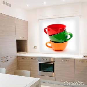 Cortinas enrollables para cocina