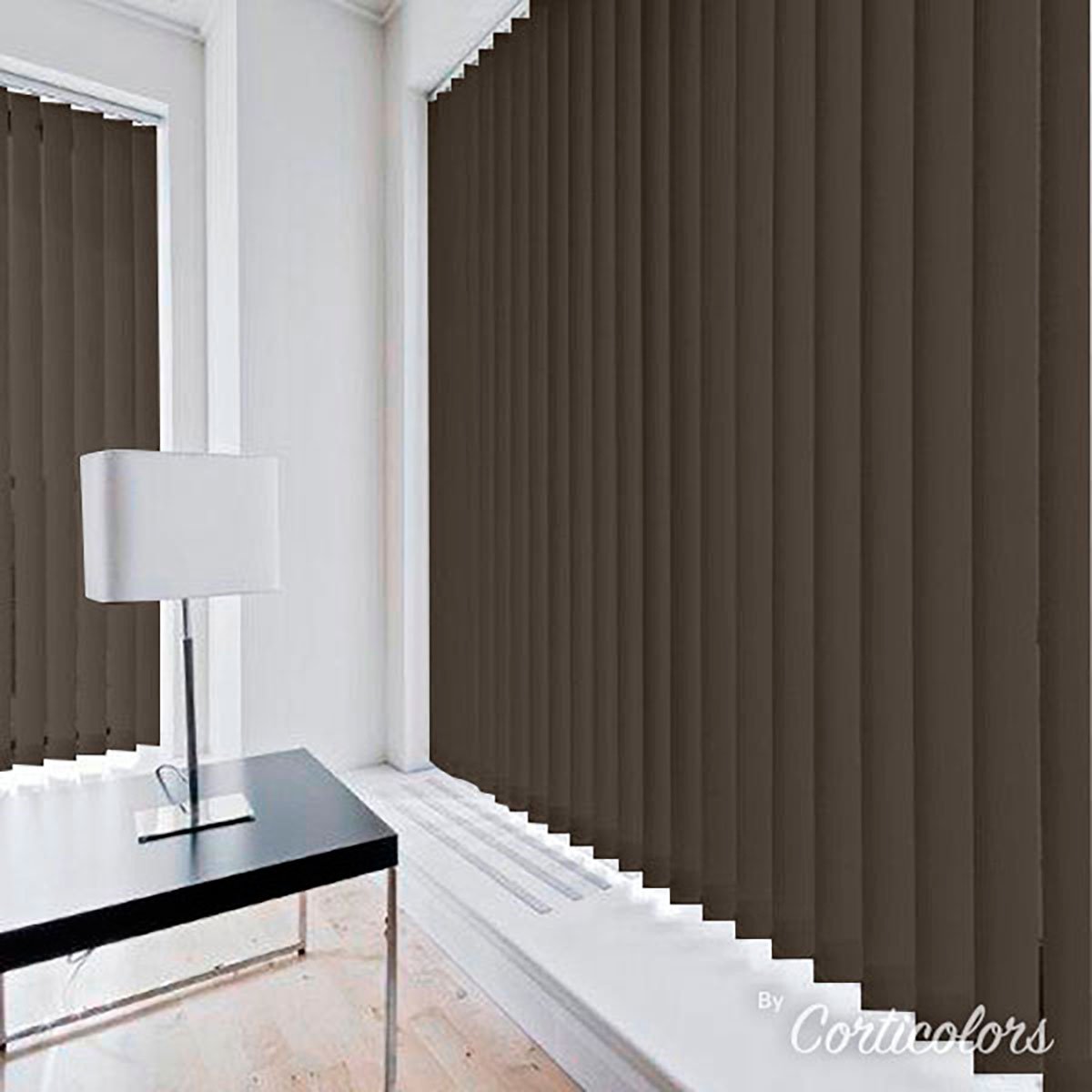 cortina-lamas-verticales-negro-bronce-corticolors
