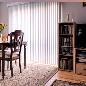 Cortina Vertical majesty con tejido screen