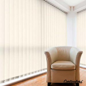 Cortinas verticales translúcidas