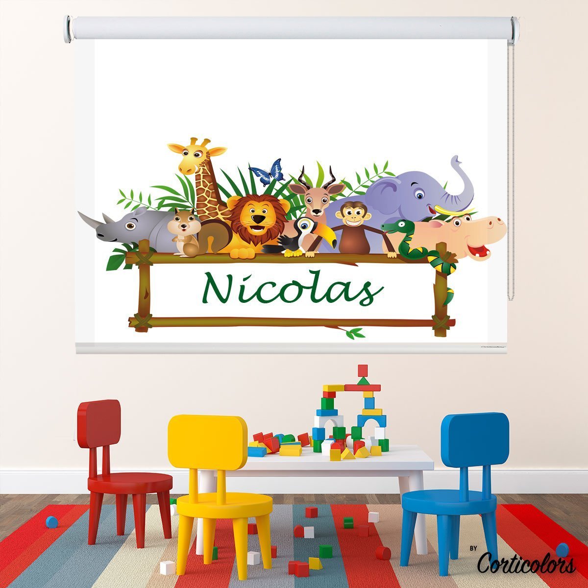 Estor infantil con nombre