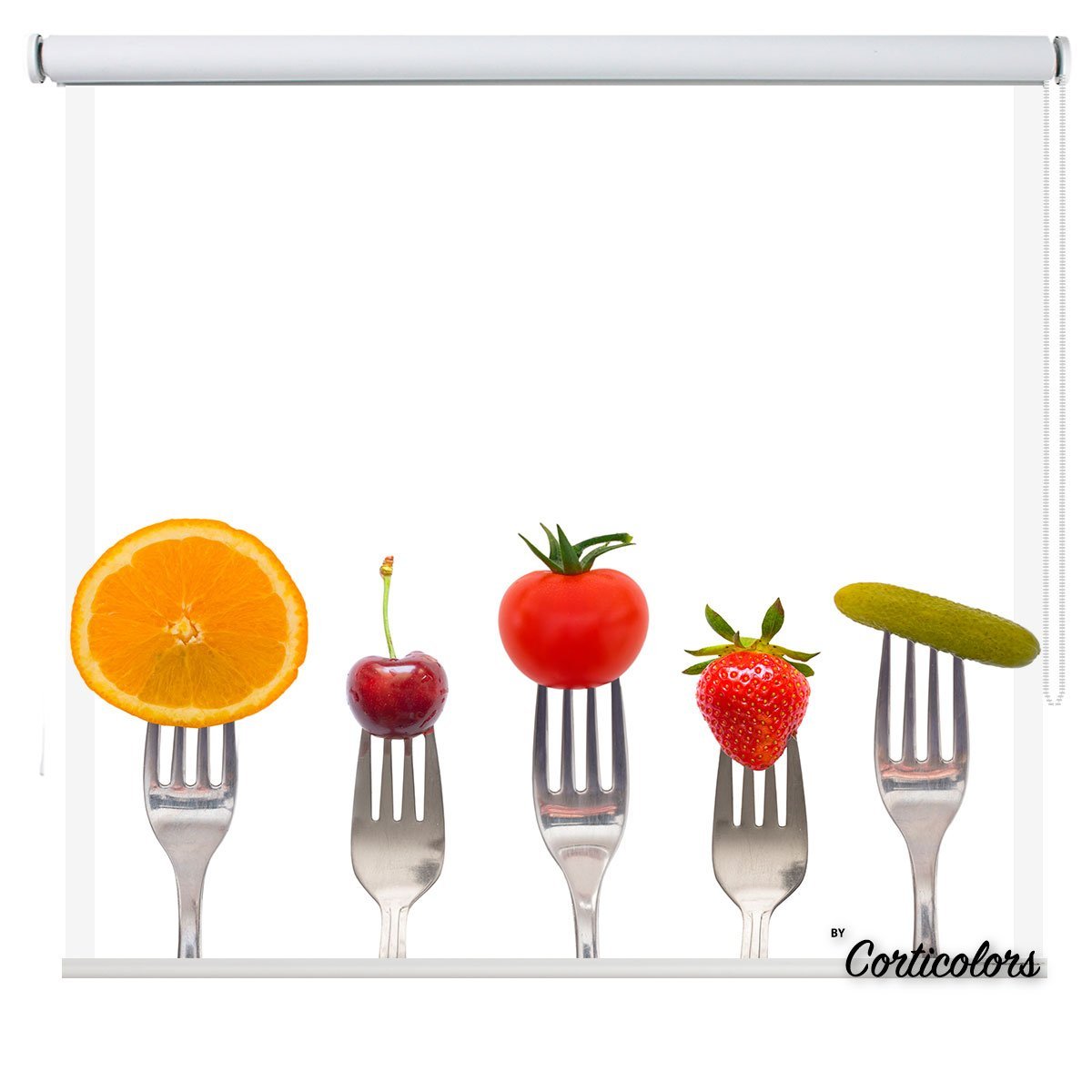 Estores enrollables para cocina personalizados.