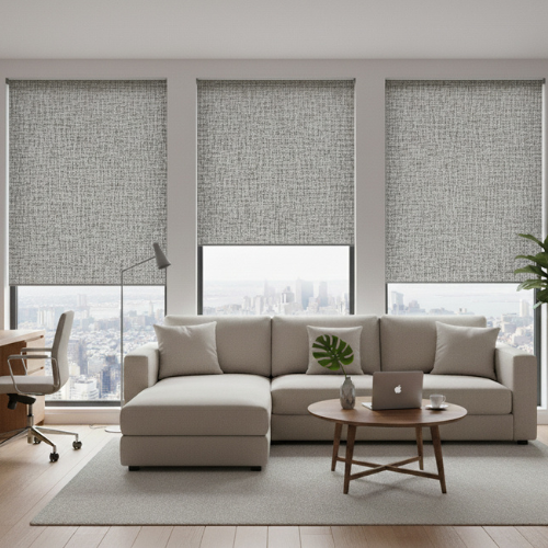 No te pierdas el estor opaco Textil que fabricamos en Cortiolors. Perfecto para decorar las estancias de tu hogar si no cuentan con persianas