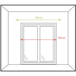 Guía para medir estores para cortinas de cristal paso por paso