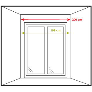 Cómo medir el ancho de un hueco, guía visual para una instalación precisa y correcta alineación.