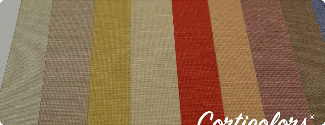 En esta página puedes ver los colores de nuestros tejidos para estores y cortinas